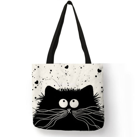 Cat Printing Women Handbag
