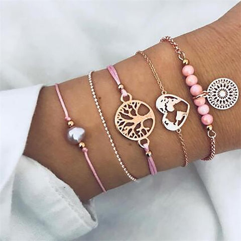 Handmade Weave Heart Bracelet