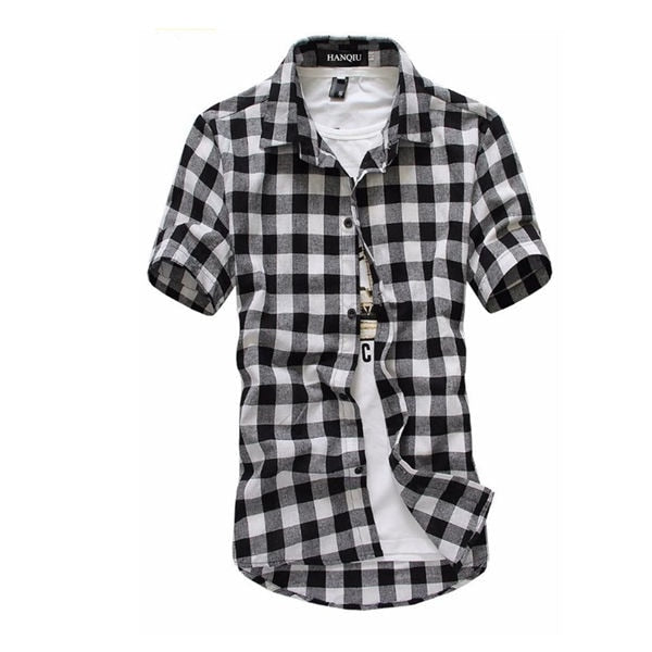 Red And Black Men Shirt