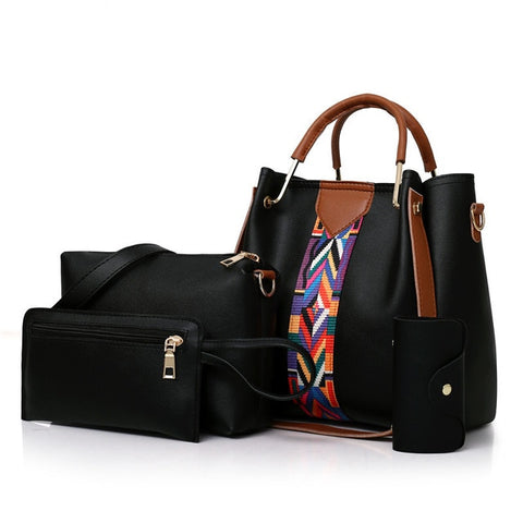 4PCS Set Purses and Handbags