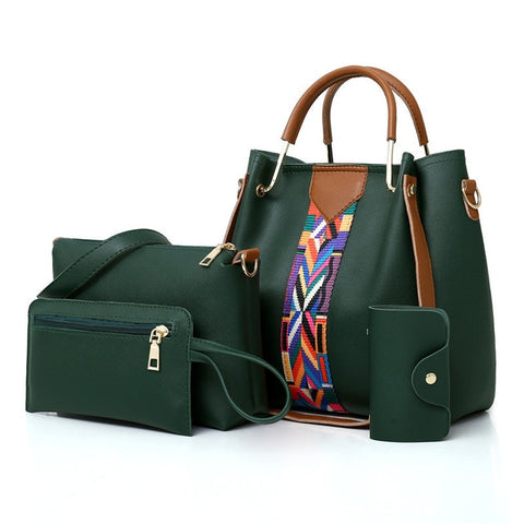 4PCS Set Purses and Handbags