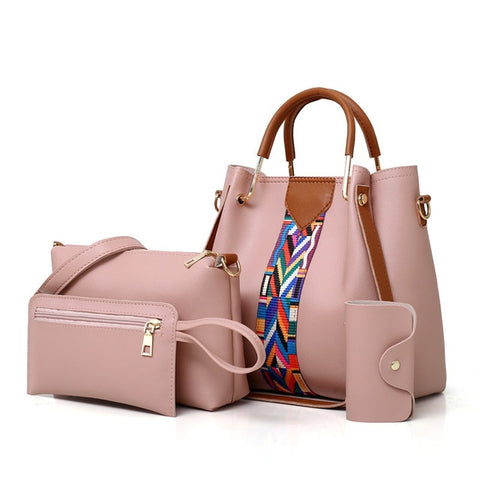 4PCS Set Purses and Handbags