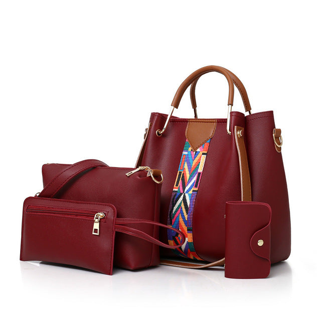 4PCS Set Purses and Handbags